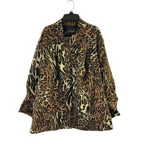Molly & Maxx Women's Cheetah Lightweight Jacket